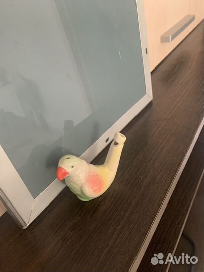 Попугай свисток керамика