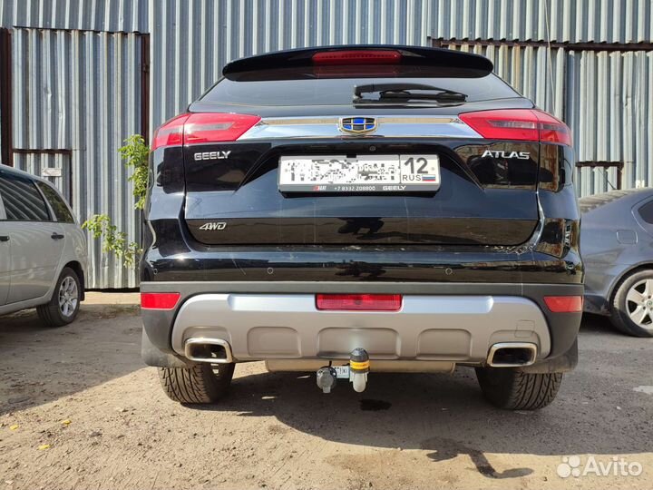 Фаркоп с оцинкованным шаром на Geely Atlas