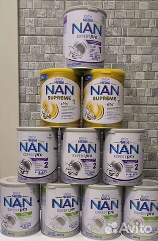 Смесь Nan гипоаллергенная 1, 2, тройной комфорт