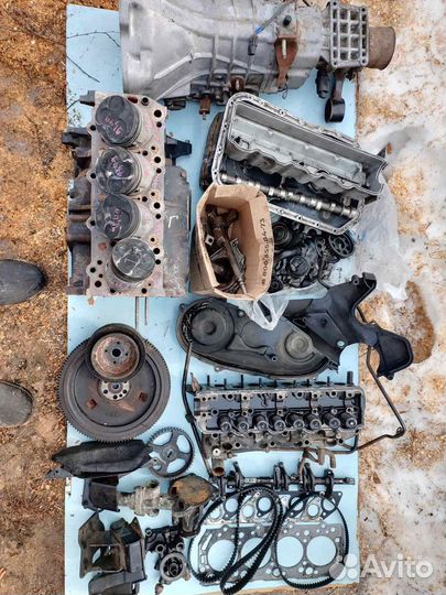 Двигатель hyundai H1 в разборе