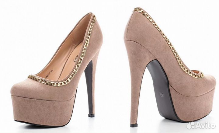 Туфли замшевые