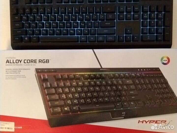 Клавиатура проводная HyperX Alloy Core RGB