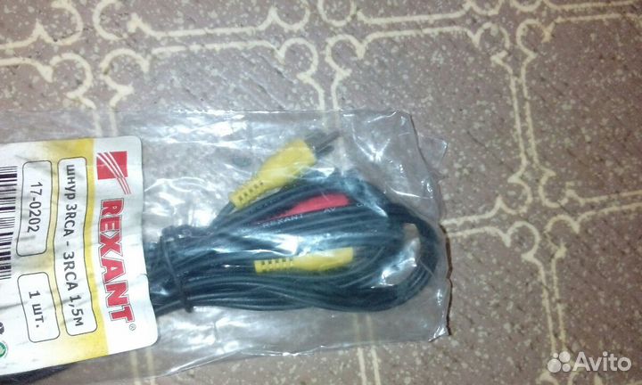 Кабель тюльпан новый