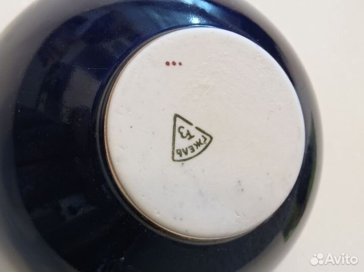 Ваза кобальт Гжель