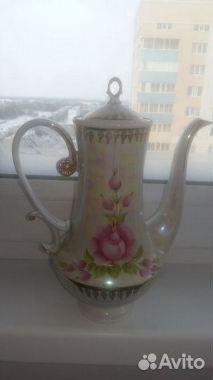 Кофейник заварочный фарфоровый СССР