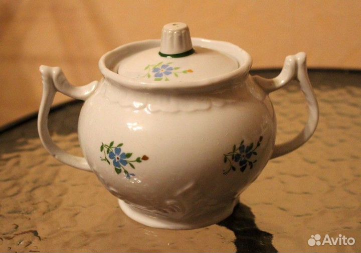 Сахарница. Фарфор СССР. Вербилки
