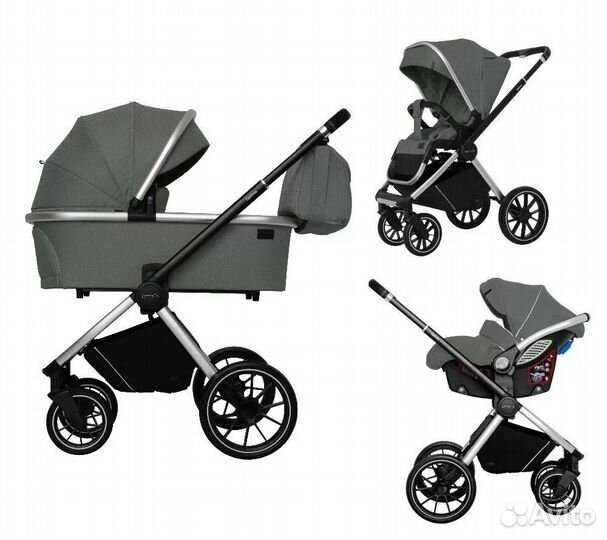 Коляска 3 в 1 Carrello Optima