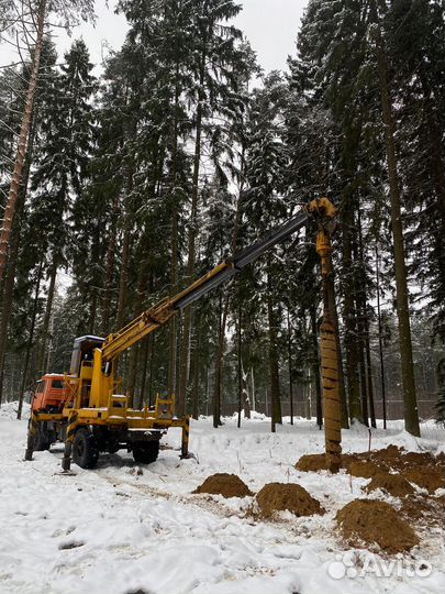 Аренда ямобура на базе Камаз от собственника