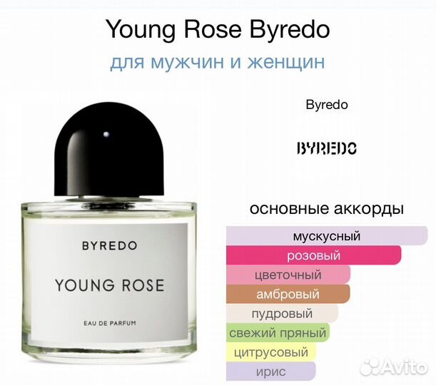 Духи Young Rose Byredo 100мл