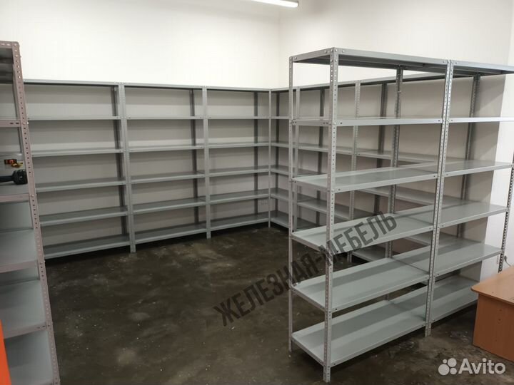 Стеллаж металлический офисный для кабинета, архива