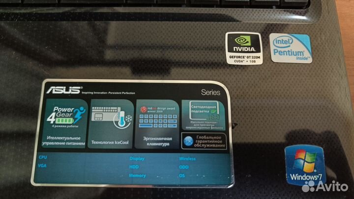 Ноутбук asus K50I