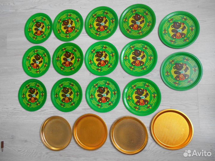Тарелки детские (жесть) СССР, цена за все