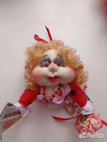 Подвеска в машину-Попик- кукла на удачу