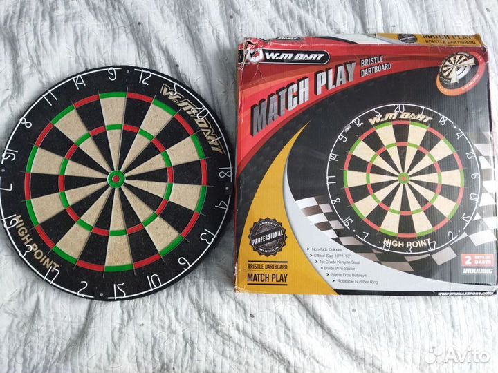 Профессиональная мишень дартс W.M. dart high point