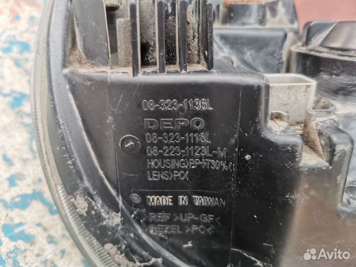 Фара левая Kia rio 2