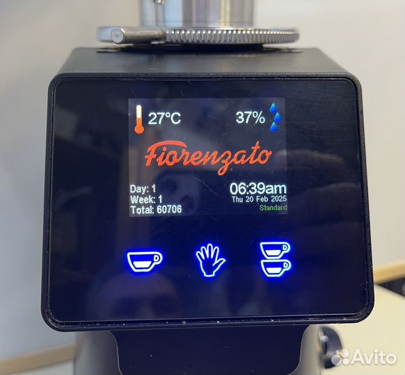 Кофемолка электрическая жерновая fiorenzato F64E