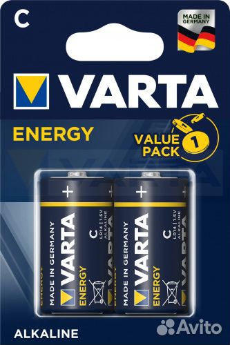 Батарея varta LR14 в наборе 2 шт