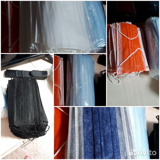 Маски одноразовые, много