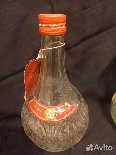 Хрустальная бутылка СССР, коллекционная