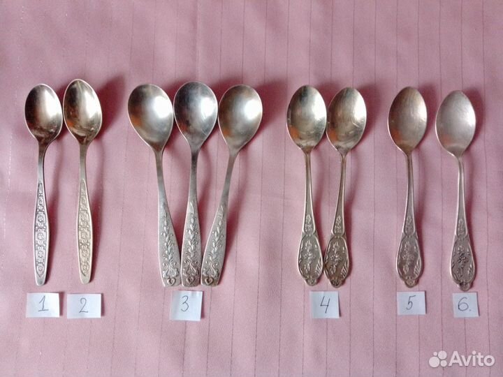 Чайные ложки СССР мнц