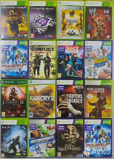 Лицензионные диски на Xbox 360