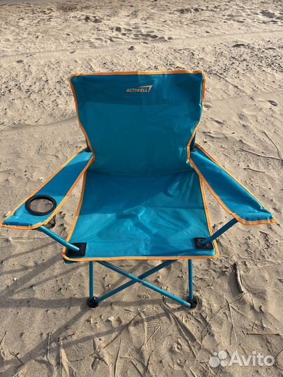 Стул складной 50x50x80 бирюзовый 100 кг