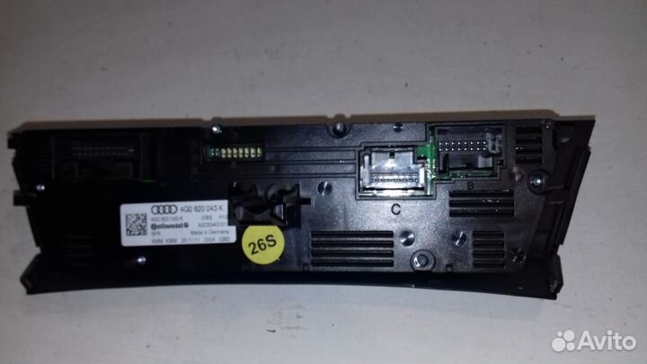 Блок управления климатом Ауди A7,A6 C7 4G0820043K