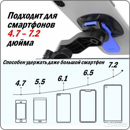 Держатель телефона на руль мотоцикла