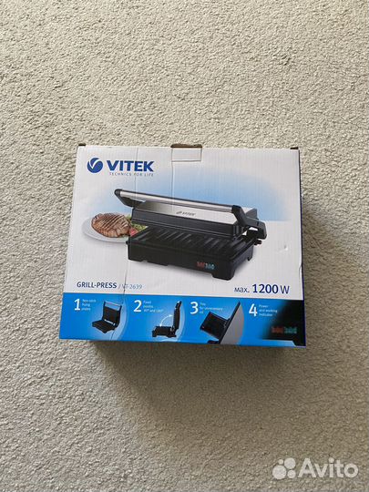 Гриль Vitek новый