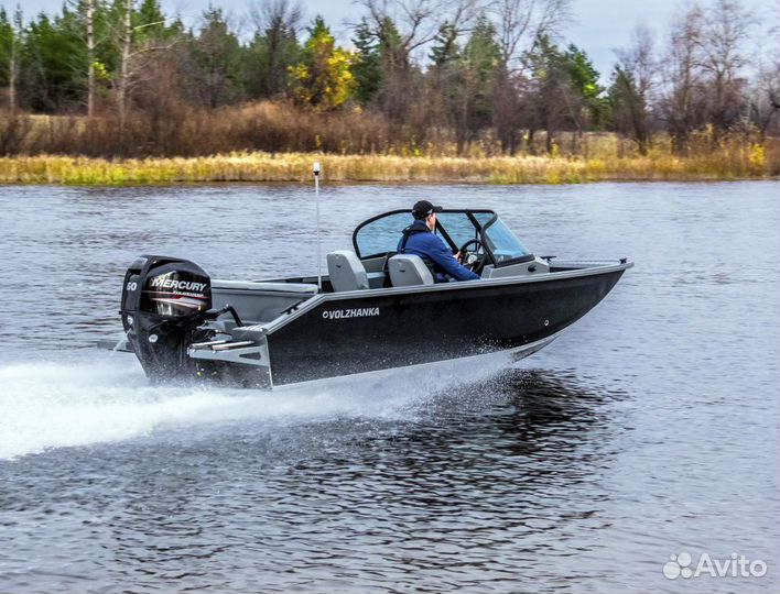 Volzhanka Fish 46 c Mercury F60 на сентябрь 2024