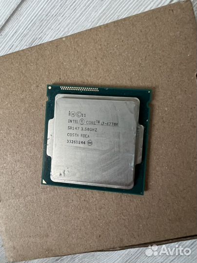 Процессор intel core i7 4770k