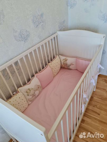 Детская кровать IKEA с матрасом