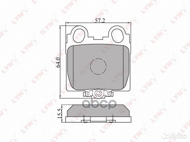 Колодки тормозные задние подходит для lexus GS3