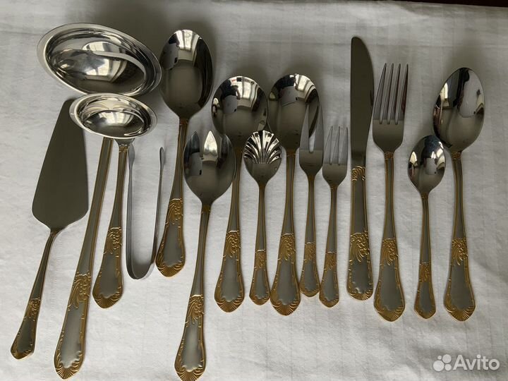 Столовые приборы 12 персон 72 предмета новые