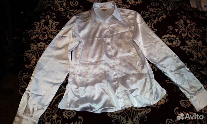 Блузки школьные с воротником под галстук