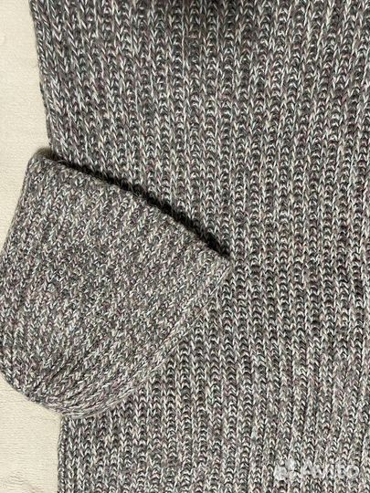 Зимняя шапка и снуд женские варежки теплые