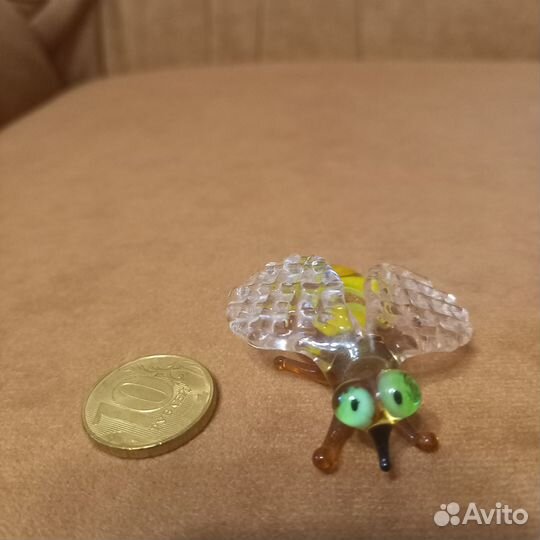 Стеклянные фигурки животных