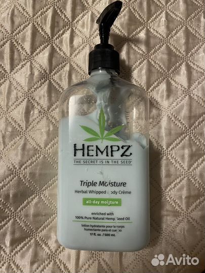 Молочко для тела hempz
