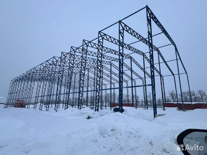 Быстровозводимые ангары склады из сэндвич-панелей