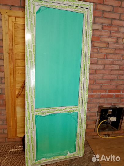 Дверь пластиковая пвх новая