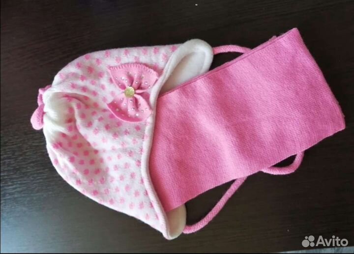 Комплект шапка, шарф