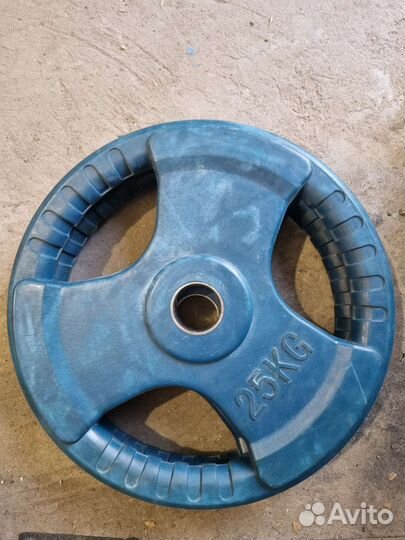 Диски, блины для штанги Евро-Классик 25 кг