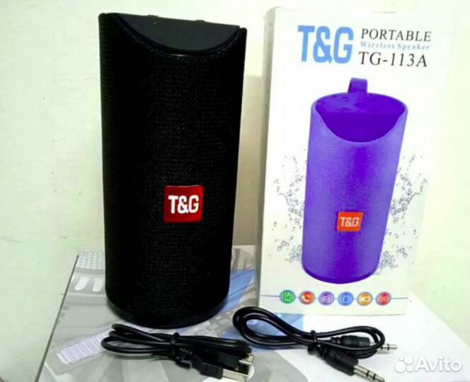 Колонка с Радио + Bluetooth + Флешка USB и SD