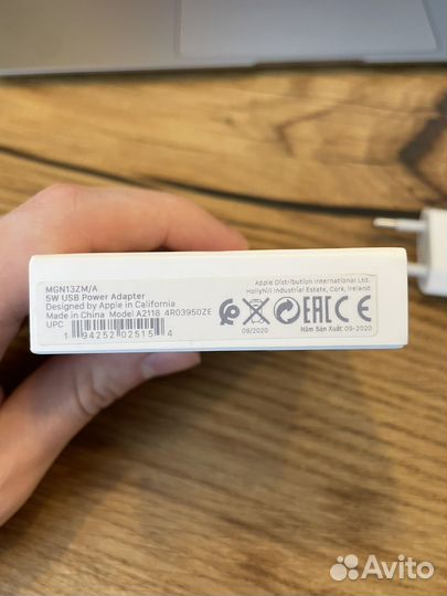 Сетевое зарядное устройство apple 5w iPhone