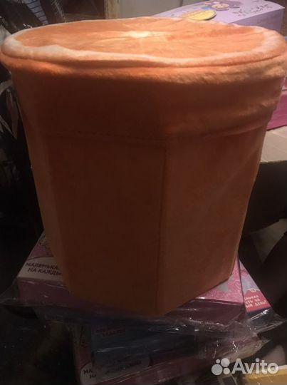 Пуфик - корзина для игрушек(вещей)