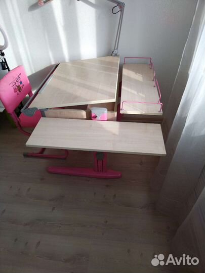 Растущая парта и стул деми