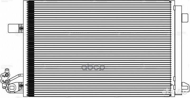 Радиатор кондиц. для а/м VW Transporter T5 (09