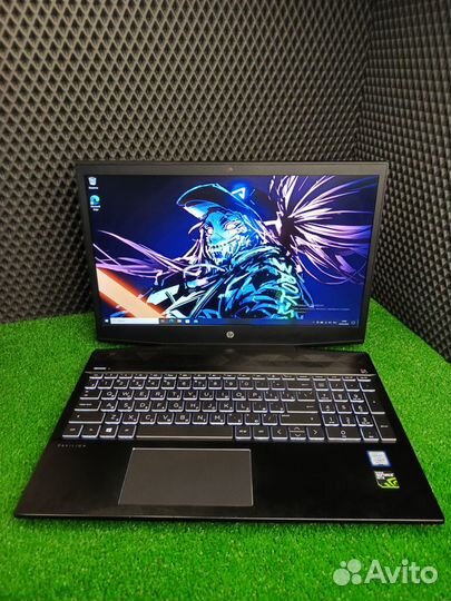 Игровой ноутбук HP i5(8Th) /8Gb/256SSD/GTX1050 4Gb