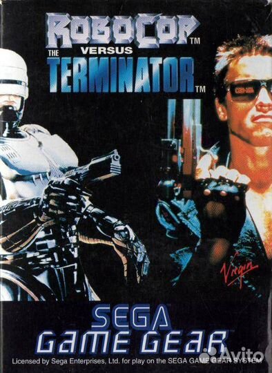 Картридж Sega robocop VS terminator