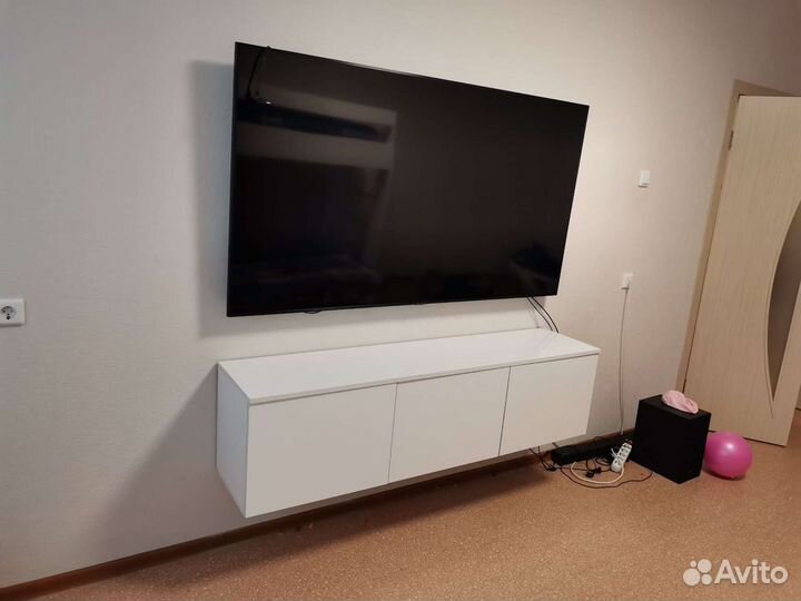 Белый глянец Тв тумба 1.2м-1.6м-1.8м